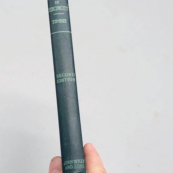 Essentials of electricity by w. h. Timbie 2nd edition1931 book hardcover READ - Picture 2 of 5
